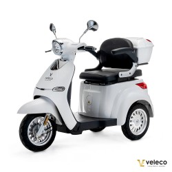 Veleco CRISTAL: trike mobility scooter with full LED lights