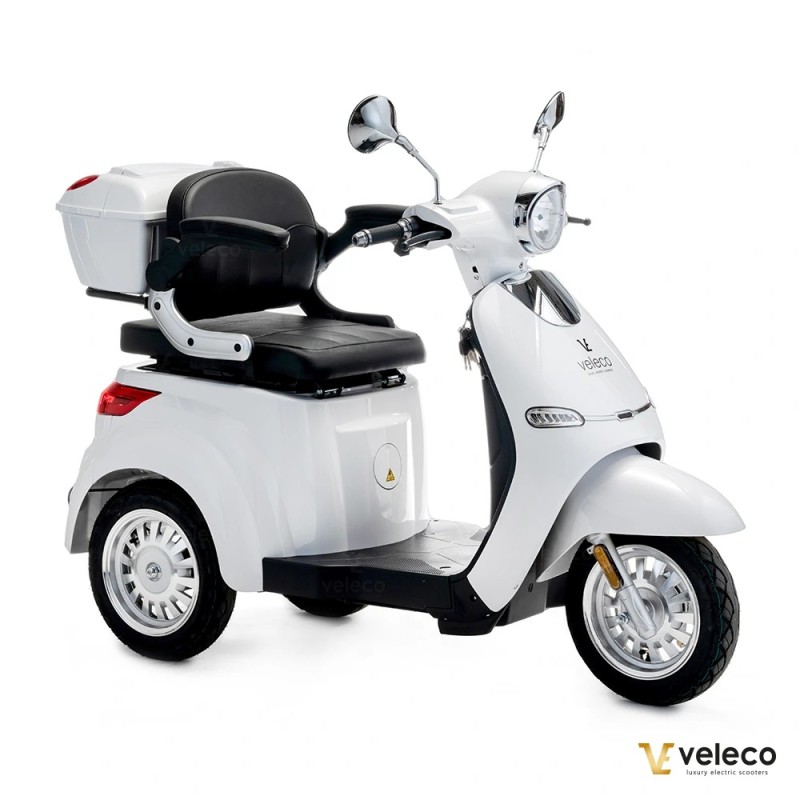 Veleco CRISTAL: trike mobility scooter with full LED lights