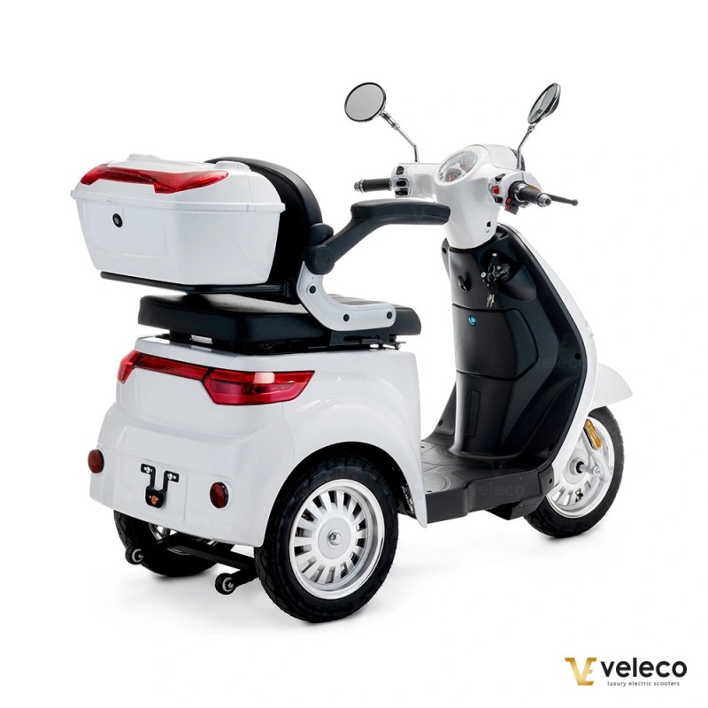 Veleco CRISTAL: trike mobility scooter with full LED lights