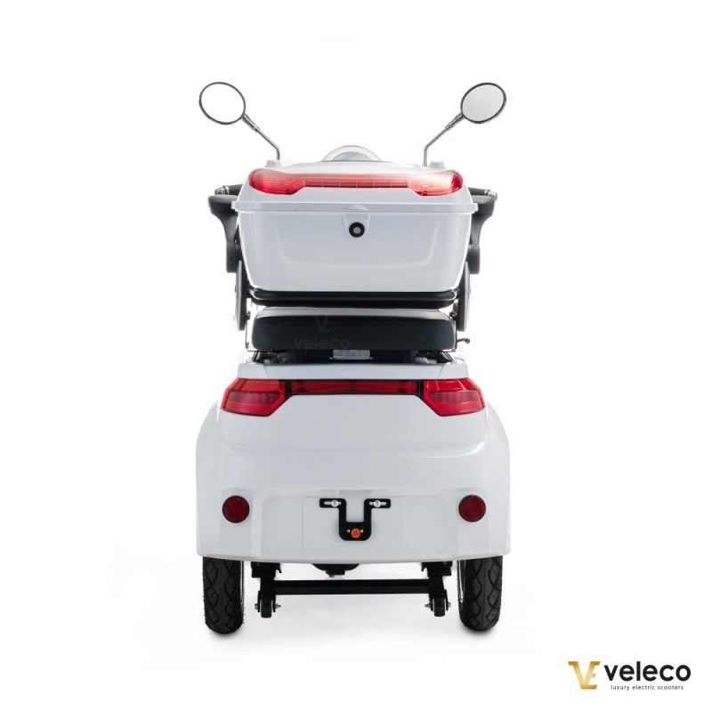 Veleco CRISTAL: trike mobility scooter with full LED lights