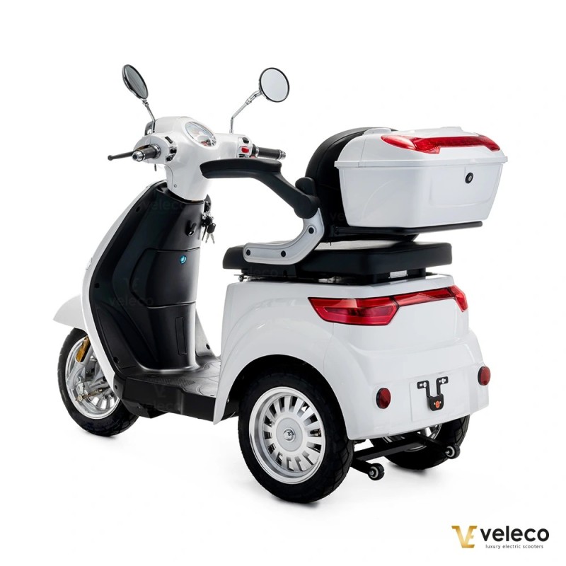 Veleco CRISTAL: trike mobility scooter with full LED lights