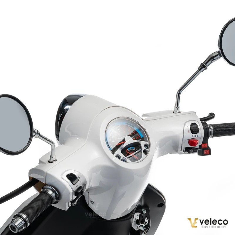 Veleco CRISTAL: trike mobility scooter with full LED lights