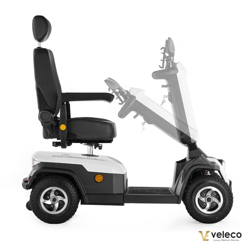 Veleco SHARPY: 4-wheeled mobility scooter with captain seat
