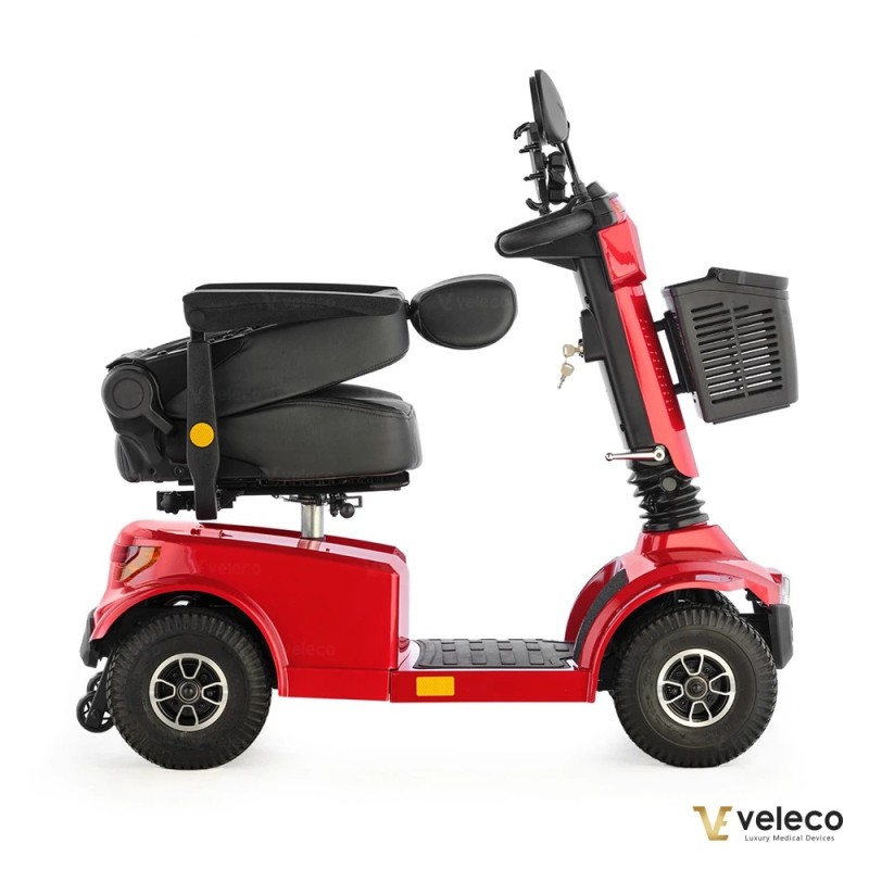Veleco JUMPY: mobility scooter with full suspension
