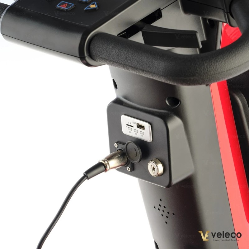 Veleco JUMPY: mobility scooter with full suspension