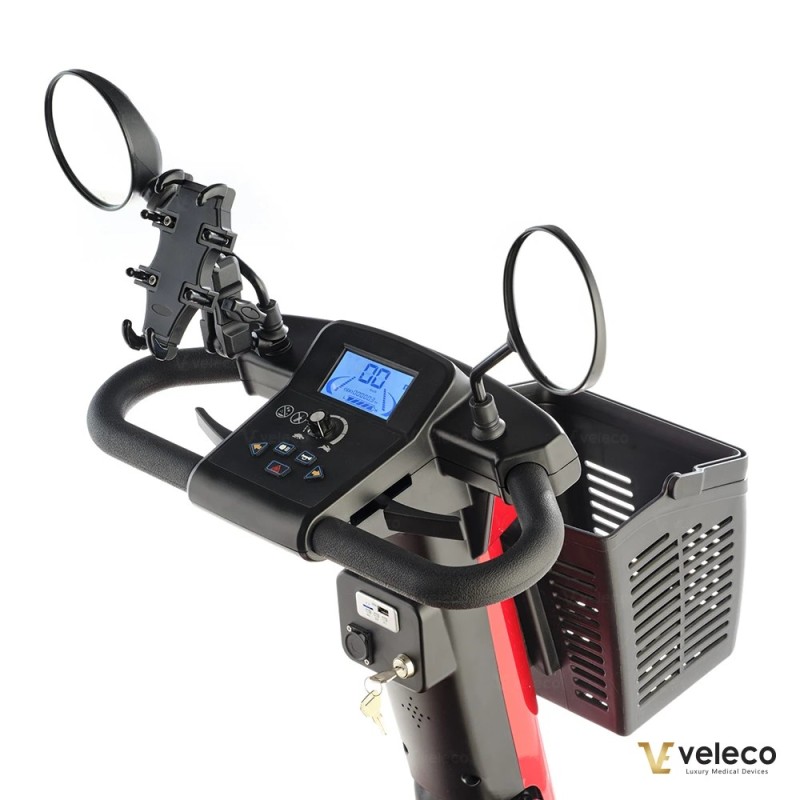 Veleco JUMPY: mobility scooter with full suspension