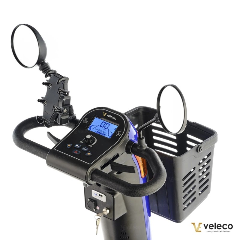 Veleco LOOPER: easy-control mobility scooter with LED lights