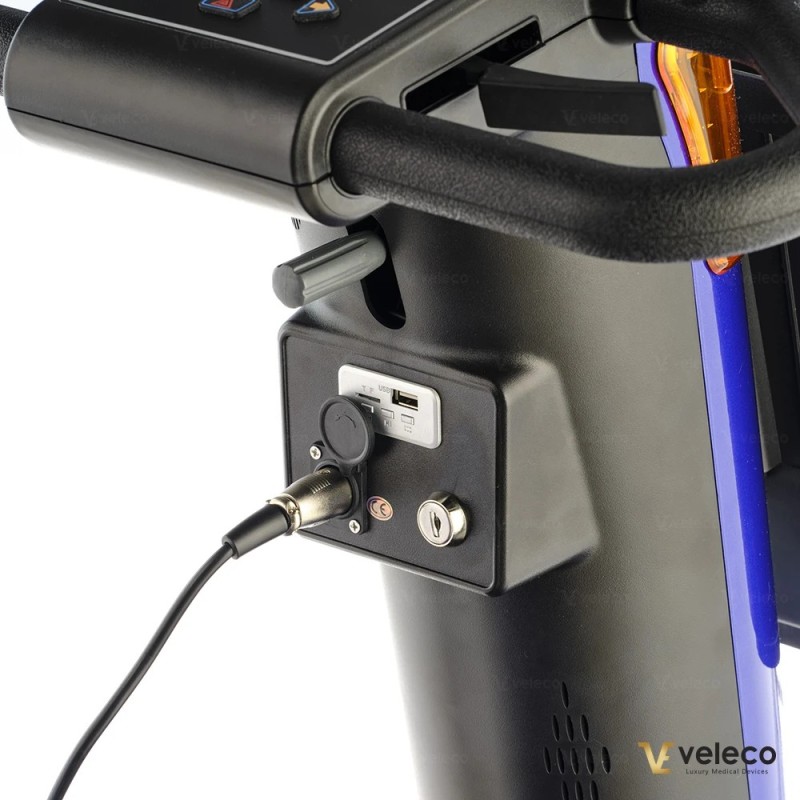 Veleco LOOPER: easy-control mobility scooter with LED lights