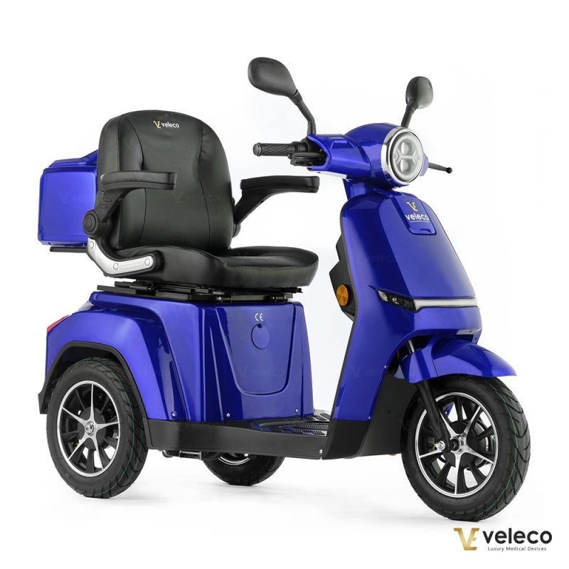 Veleco TURRIS: mobility scooter with acceleration button