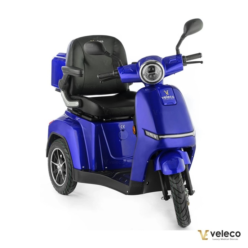Veleco TURRIS: mobility scooter with acceleration button
