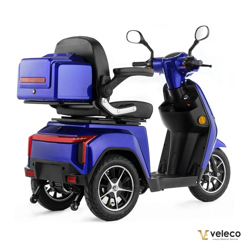 Veleco TURRIS: mobility scooter with acceleration button