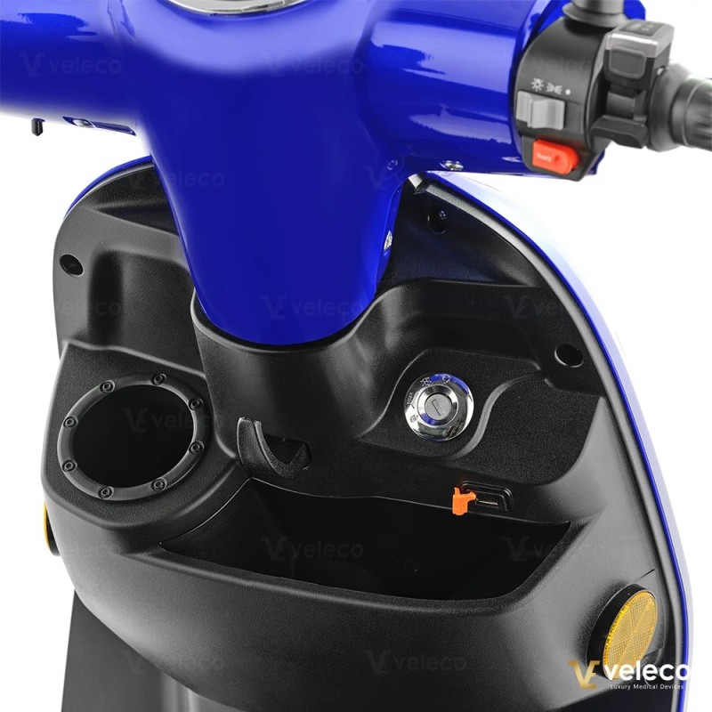 Veleco TURRIS: mobility scooter with acceleration button