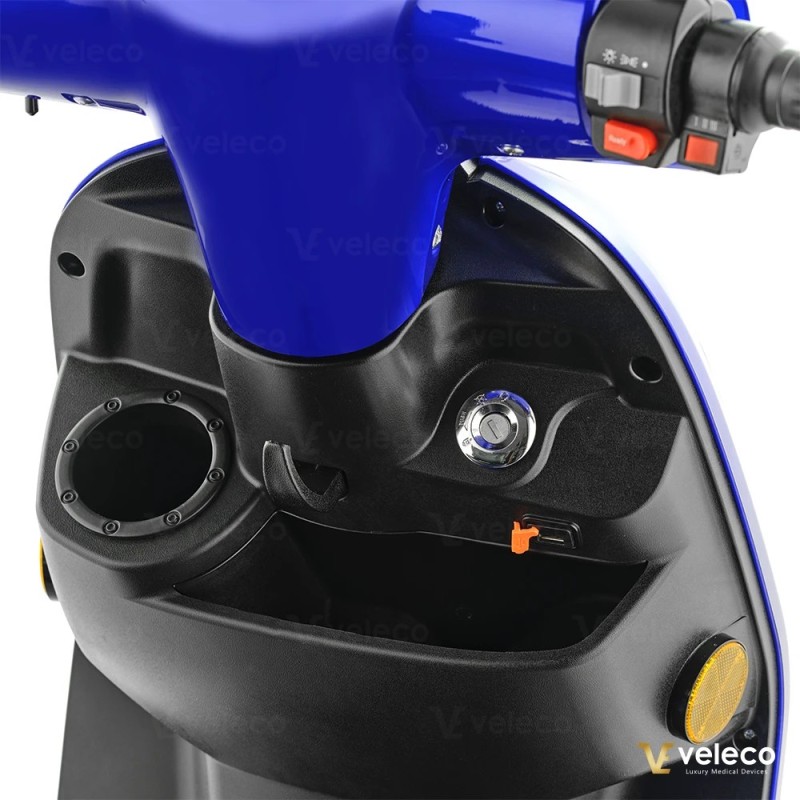 Veleco TURRIS: mobility scooter with acceleration button