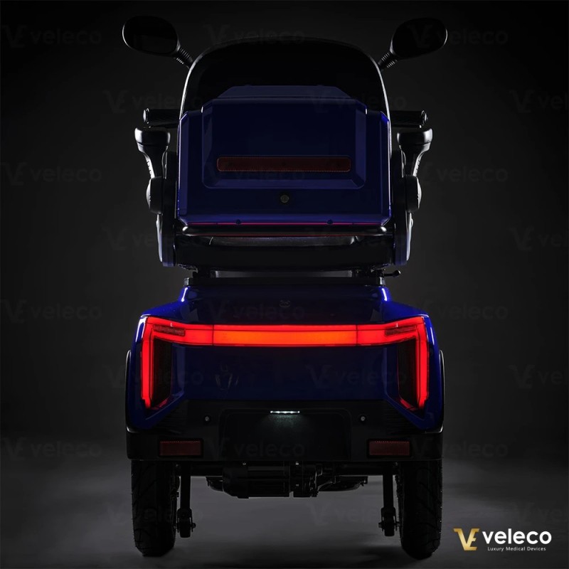 Veleco TURRIS: mobility scooter with acceleration button