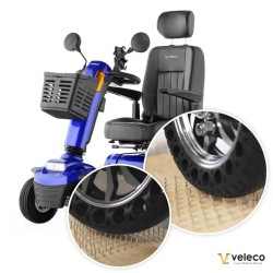 Veleco solid tyres for LOOPER mobility scooter – set of 4