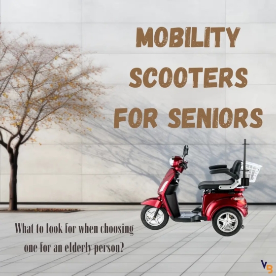 Mobility scooters for seniors — what to look for when choosing one for an elderl