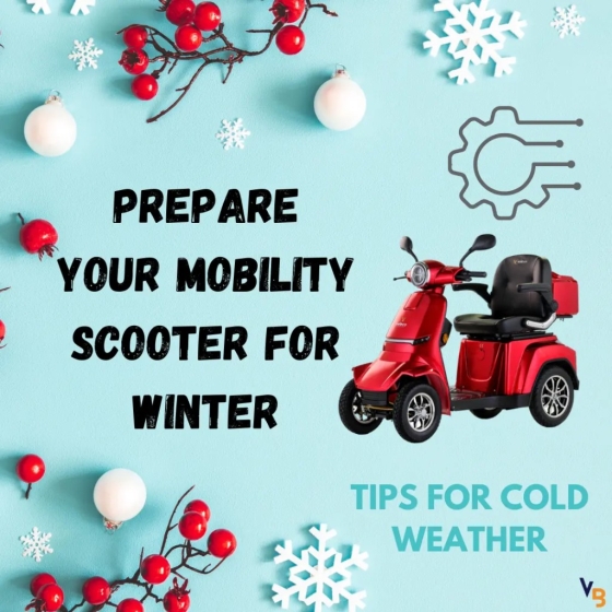 Prepare your mobility scooter for winter: tips for cold weather