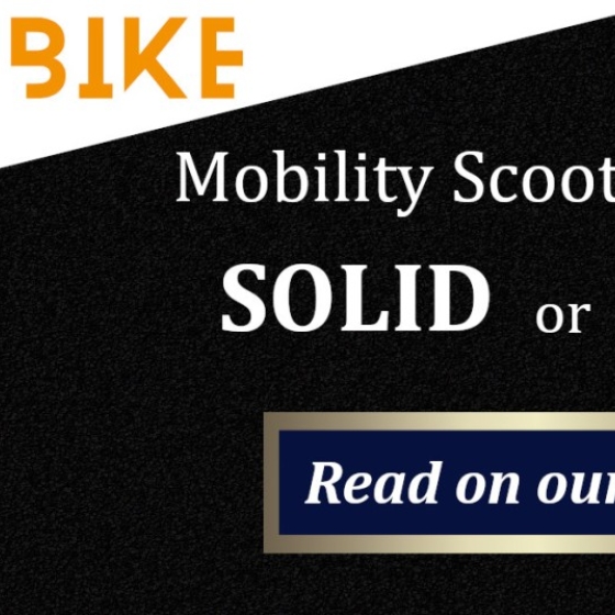 Mobility scooter tyres – Solid or Air?
