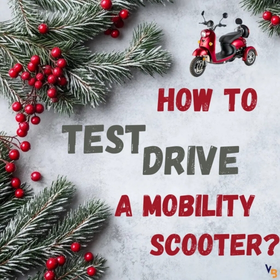 How to test drive a mobility scooter?