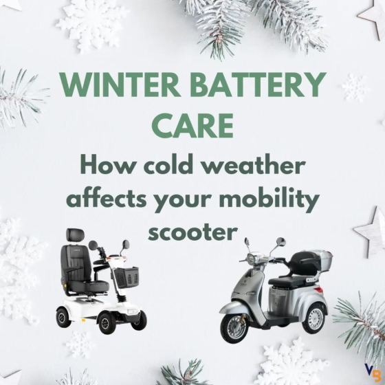 Winter battery care - How cold weather affects your mobility scooter