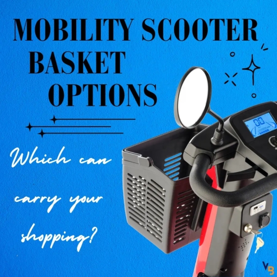 Mobility scooter basket options - Which can carry your shopping?