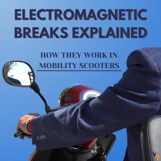 Electromagnetic brakes explained. How they work in mobility scooters
