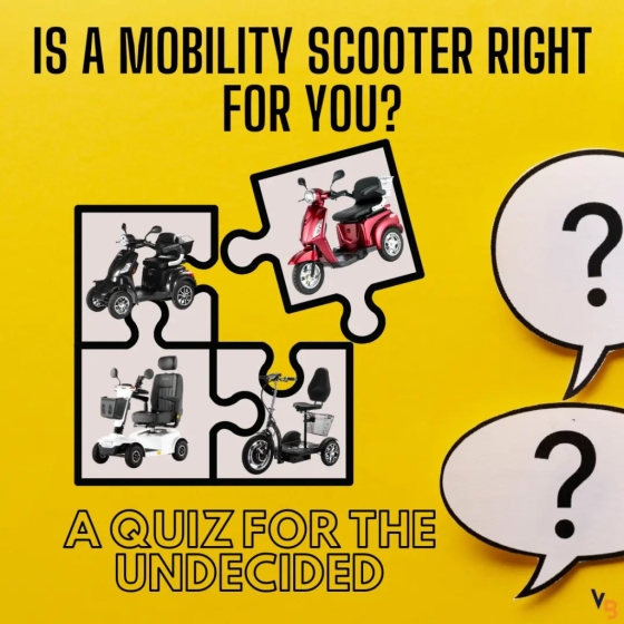 Is a mobility scooter right for you? A quiz for the undecided
