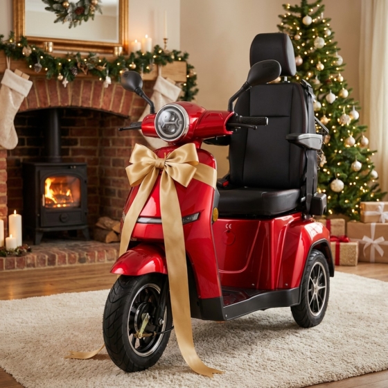 Why are red mobility scooters more popular than any other colour?