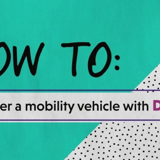 How to register a mobility vehicle with DVLA?