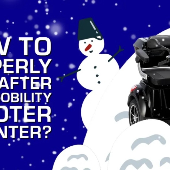 How to look after your mobility scooter in Winter?