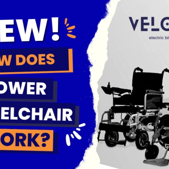 How does power wheelchair work?