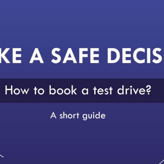 When booked test drive of mobility scooter?