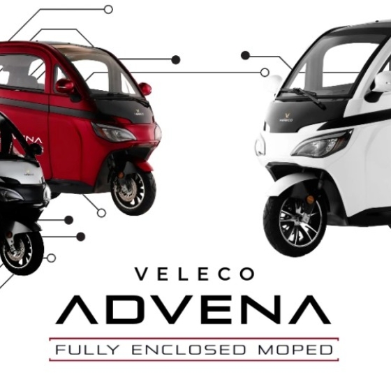 Fully enclosed electric moped ADVENA is back in Velobike’s range