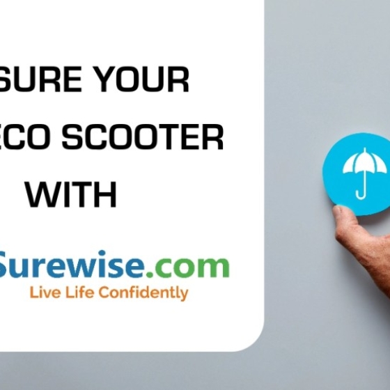 Mobility scooter insurance from Surewise. Insure your vehicle at Velobike.