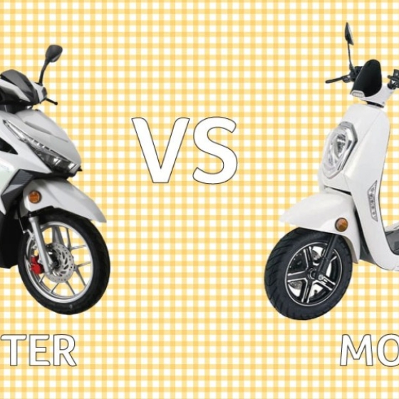 What's Moped vs Scooter difference?