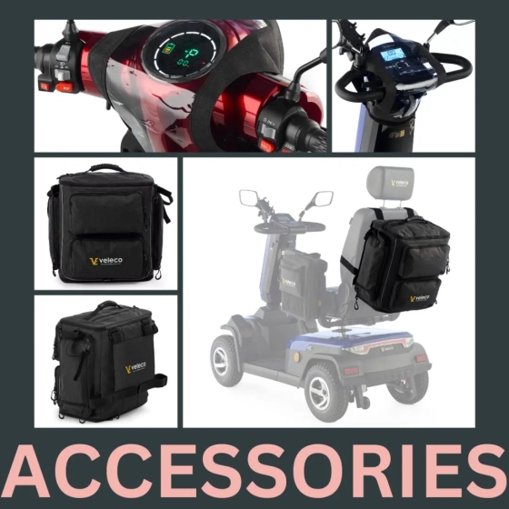 New for 2024 — the latest accessories for your Veleco mobility scooter