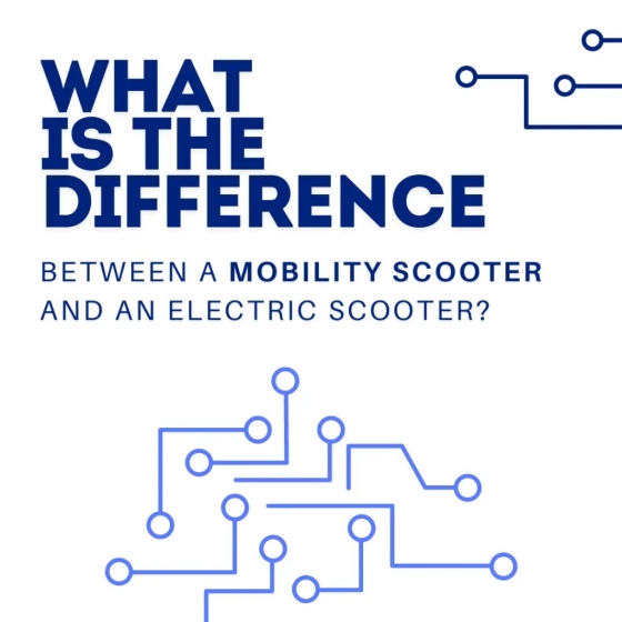 What is the difference between a mobility scooter and an electric scooter?