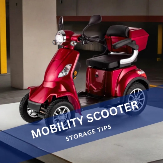 How to store a scooter – mobility scooter storage tips